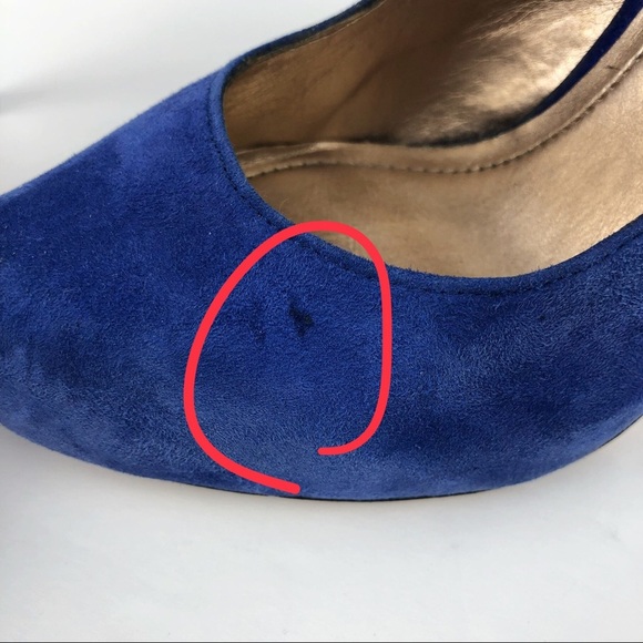 BCBGeneration Parade Blue Leather Pumps Heels - Picture 7 of 8